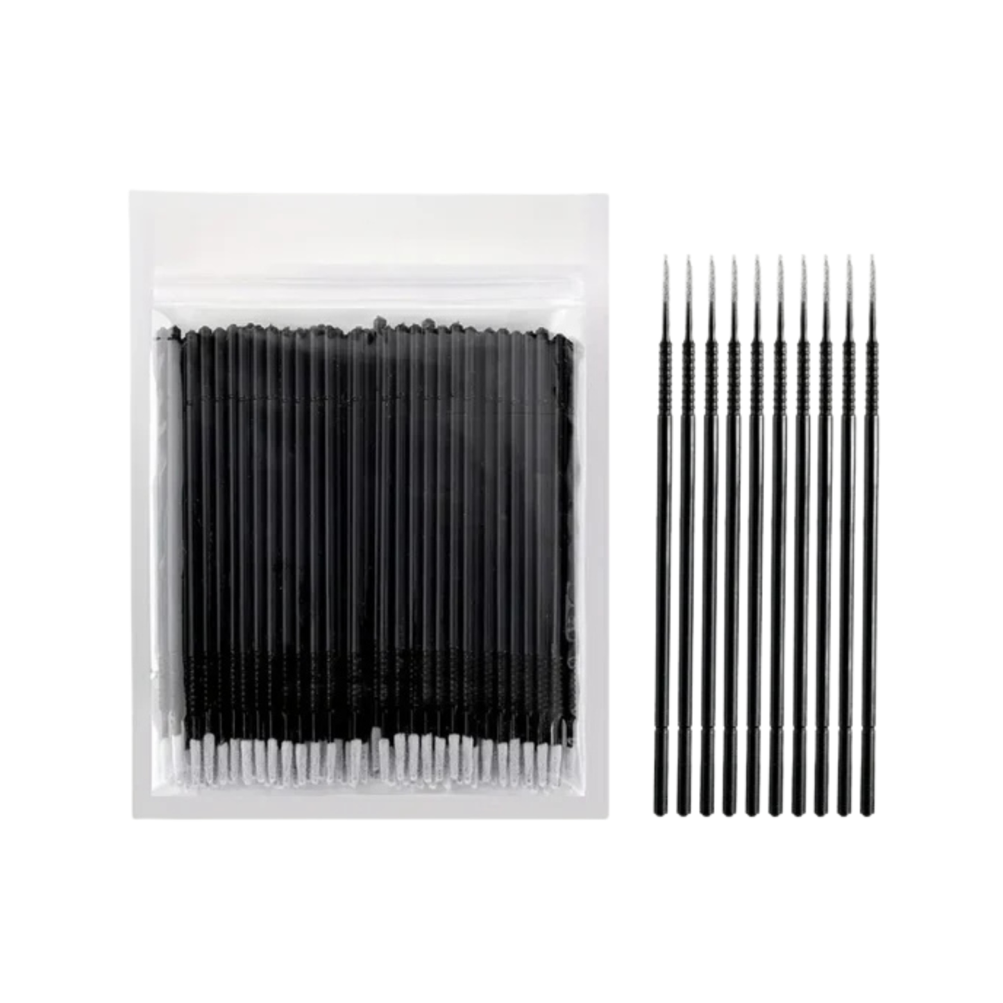Long tip micro brushes