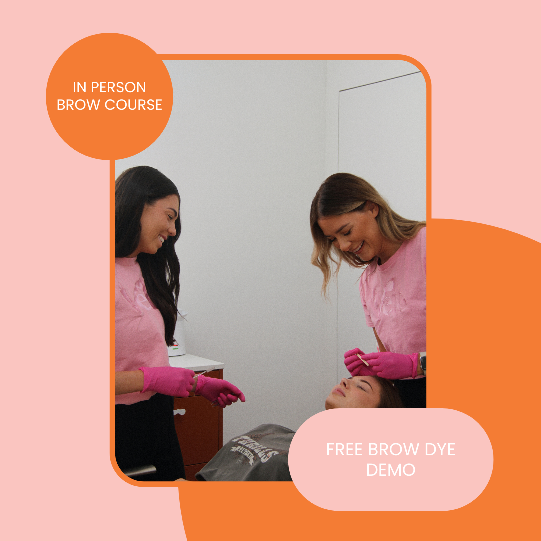 Free in-person brow dye demo (Albury or Sunshine Coast only)