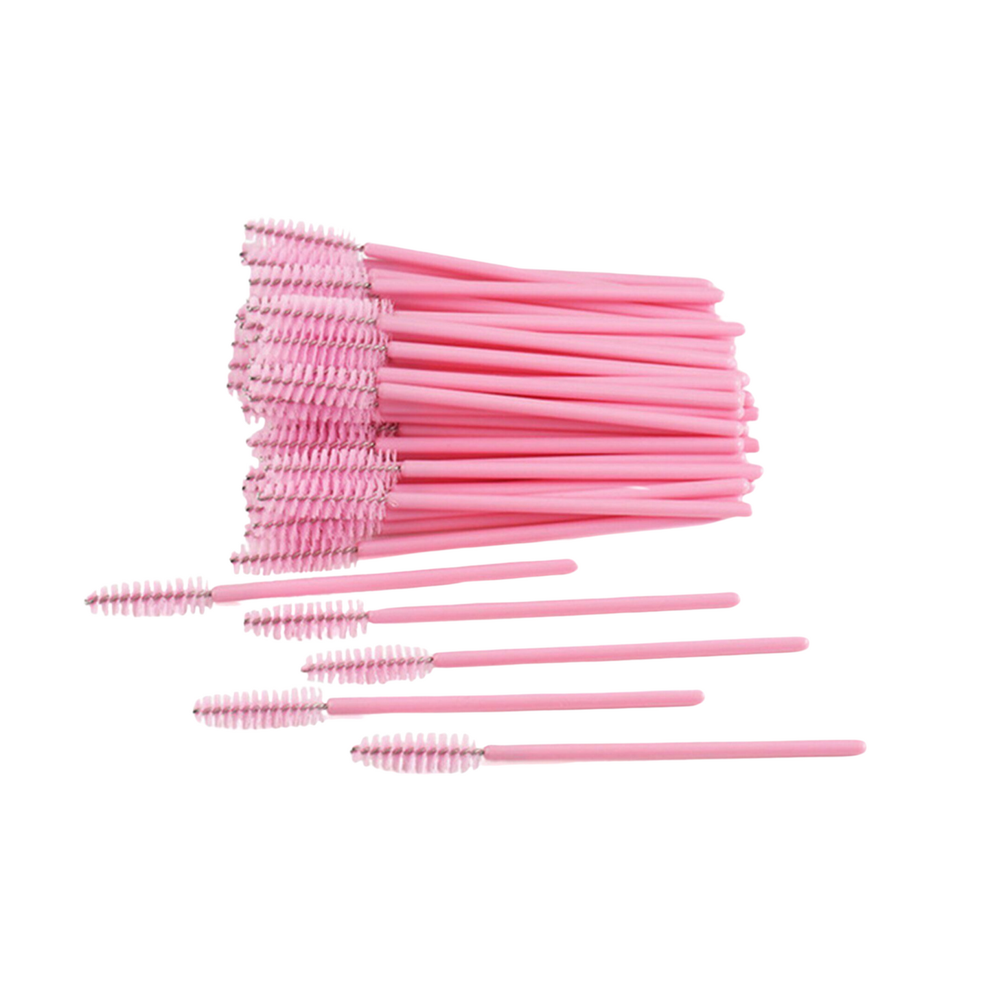 Disposable spoolie 50 pack - Pink