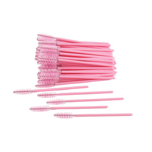 Disposable spoolie 50 pack - Pink