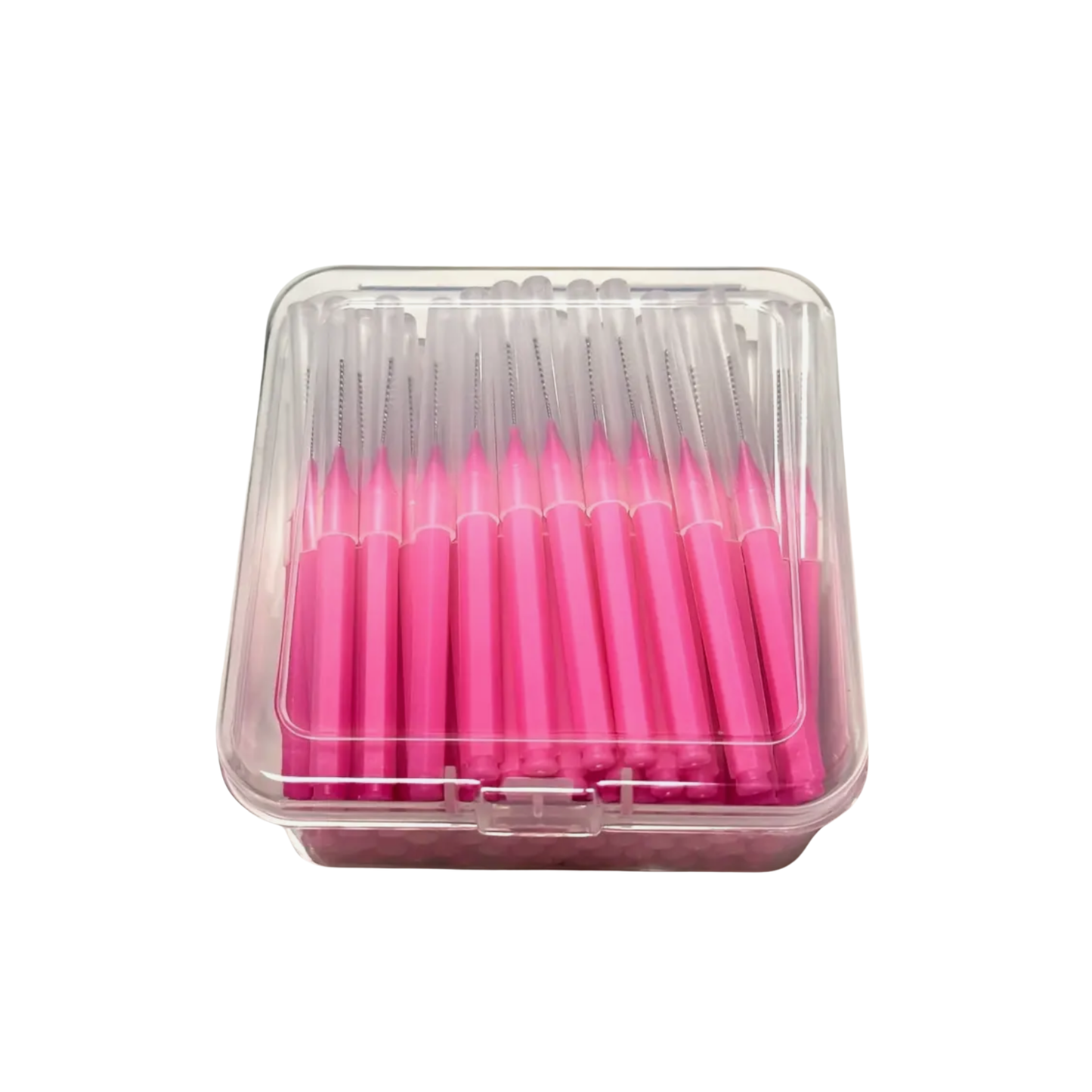 Mini lash & brow - Interdental brushes - Pink (80 piece)
