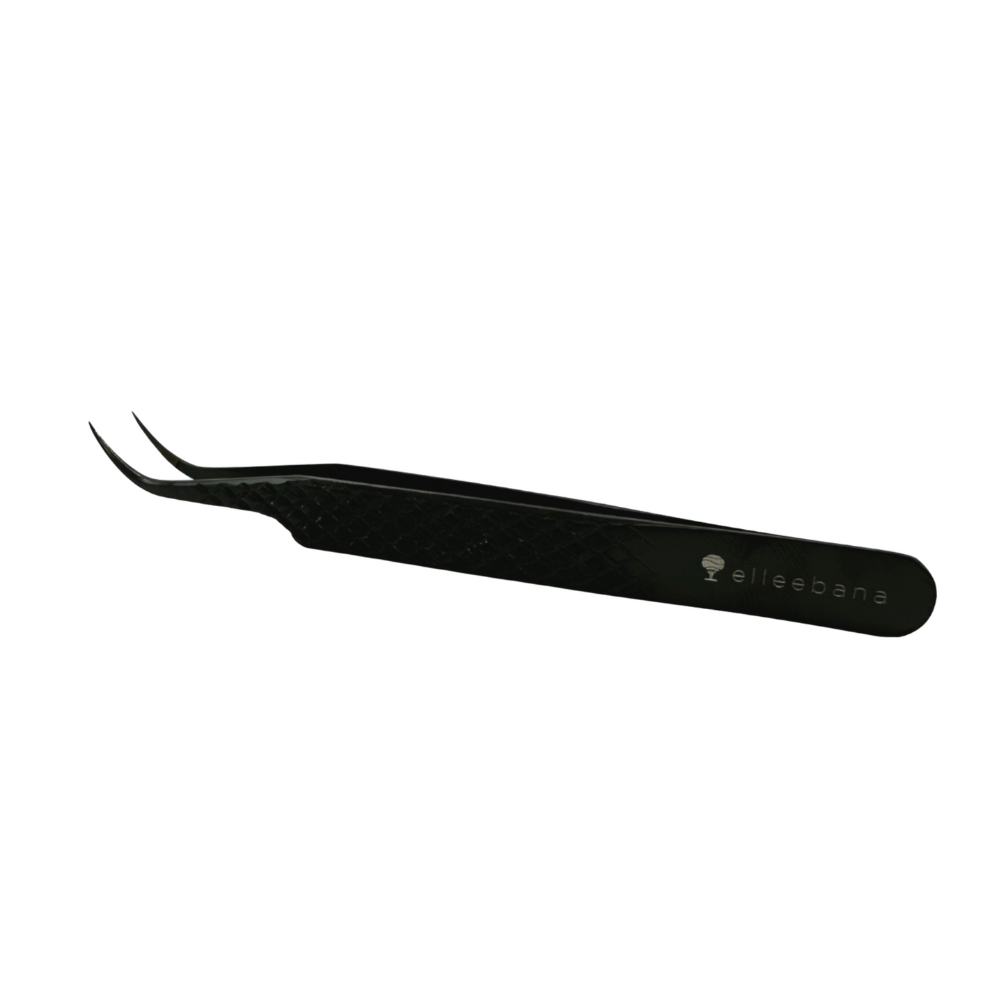 Elleebana - ElleeFLOW Pro Curved Tweezer (black plasma coating)