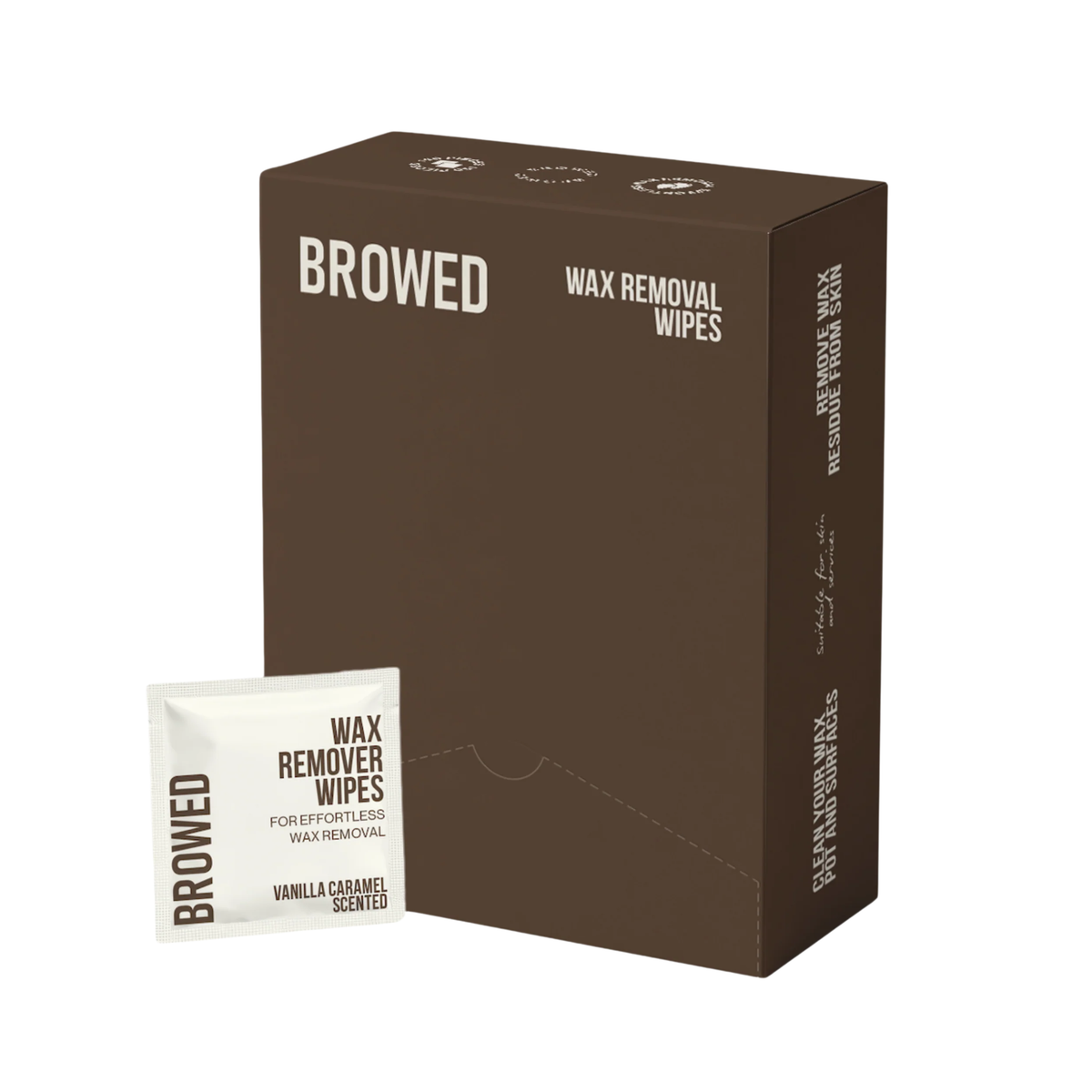 BROWED - Wax Removal Wipes, 150pcs